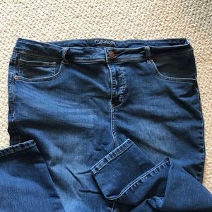Size 22 Maurice’s high rise skinny jeans